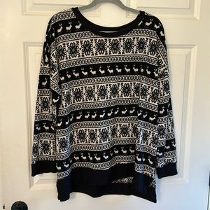 Beautiful, never been worn sweater. Sizing and fabric in the pictures